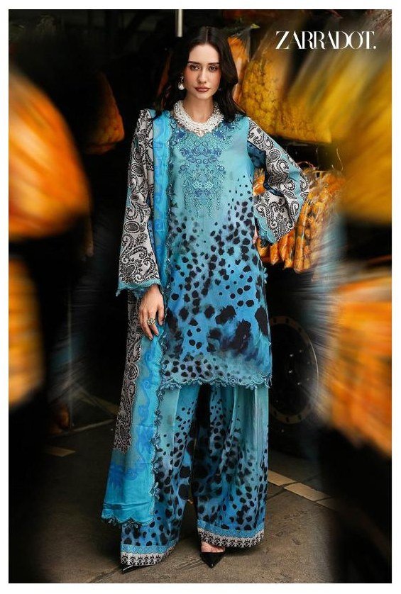Charizma turquoise and black 3-piece suit